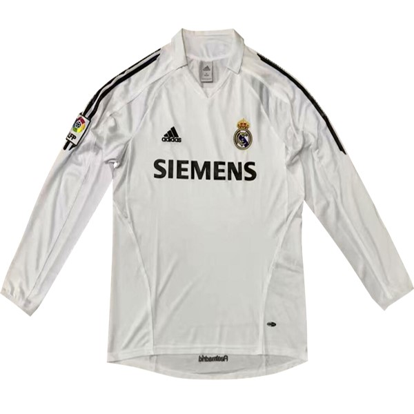 Camiseta Real Madrid Primera equipo ML Retro 5 6 Blanco